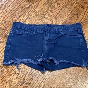 J Brand Blue Denim Shorts